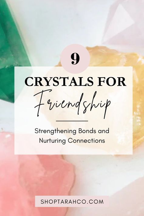 Looking to deepen your friendships or attract meaningful connections? Discover the best crystals that can help enhance your interpersonal relationships and bring positivity into your social life. #CrystalsForFriendship #TrueConnections #StrengthenBonds Crystals For Friendship, Friendship Crystals, Soul Therapy, Best Crystals, Meaningful Connections, Interpersonal Relationship, Social Life, Healing Stones, Crystal Healing