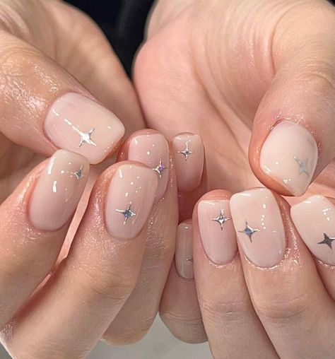 Short Nails Design, Blush Nails, Pretty Gel Nails, Cute Gel Nails, Soft Nails, Kawaii Nails, Short Nail Designs, Neutral Nails, Clean Nails