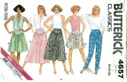 Mission Dresses, Culottes Skirt, Sewing Patterns Skirt, Culottes Pants, Pattern Weights, Modern Sewing Patterns, Classic Skirts, Butterick Pattern, Butterick Sewing Pattern