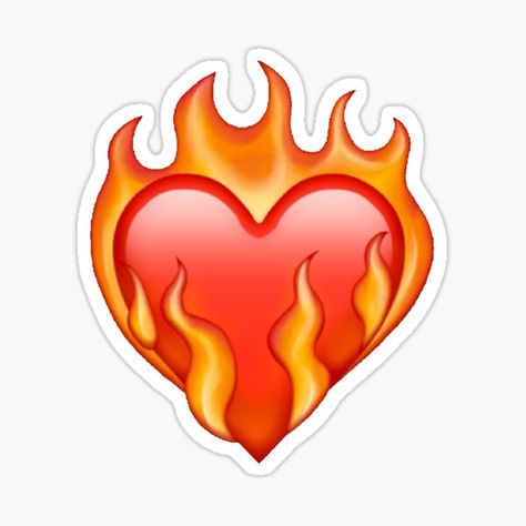 Heart Emoji Stickers, Alien Emoji, Fire Emoji, Stickers Emoji, Fire Font, Diy Photobooth, Fire Sticker, Pants Ideas, Heart On Fire