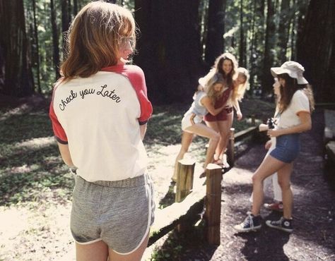 80s Summer Camp, Camping Photoshoot, Camping Tips And Tricks, Summer Camp Aesthetic, 80s Summer, Camp Vibes, Camping Aesthetic, Camp Counselor, Vacation Looks