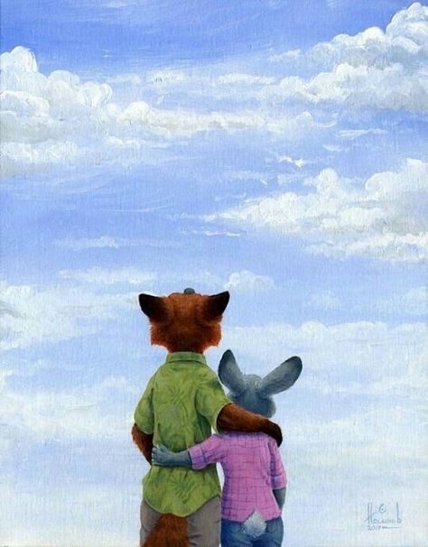 Zootopia Anime, Zootopia Fanart, Zootopia Art, Disney Character Drawing, Cartoon Faces Drawing, Nick And Judy, Cute Disney Pictures, Cartoon Character Pictures, A New Beginning