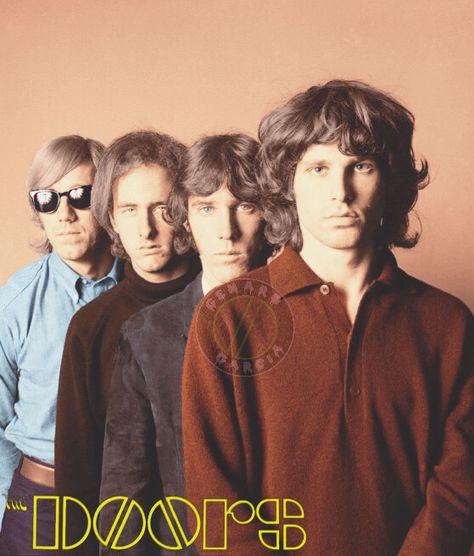 Jim Morrison & the Doors 1967 Color Edit The Doors Poster, Doors Poster, The Doors Band, The Doors Jim Morrison, The Doors Of Perception, Love Street, Aldous Huxley, Jim Morrison, Music People