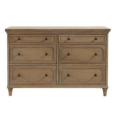 Isabella 6-Drawer Chest Large Nightstands, Large Nightstand, Bedside Furniture, Armoire Dresser, Nightstand With Charging Station, Romantic Retreat, 6 Drawer Chest, Gorgeous Bedrooms, 6 Drawer Dresser