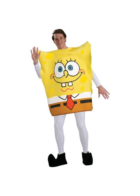 Mens Spongebob Squarepants Costume Sponch Bob, Tv Character Costumes, Under The Sea Costumes, Cute Spongebob, Spongebob Costume, Foam Costume, Halloween Infantil, Sabre Laser, Spongebob Square