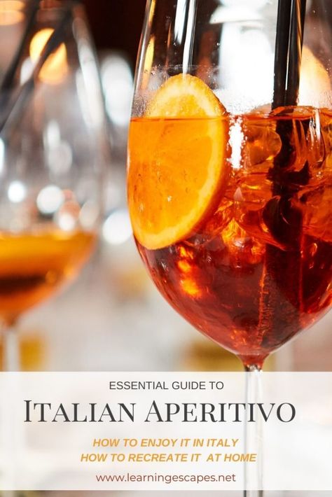 All you need to know about Italian aperitivo. Its history, what to order for aperitivo in Italy, best drinks and food to enjoy aperitivo back home. Apertivo Italiano, Italian Apperativo, Italian Aperitivo Food, Aperitivo Party, Italian Cocktail Recipes, Italian Thanksgiving, Italian Aperitivo, Family Dinner Night, Italian Drinks