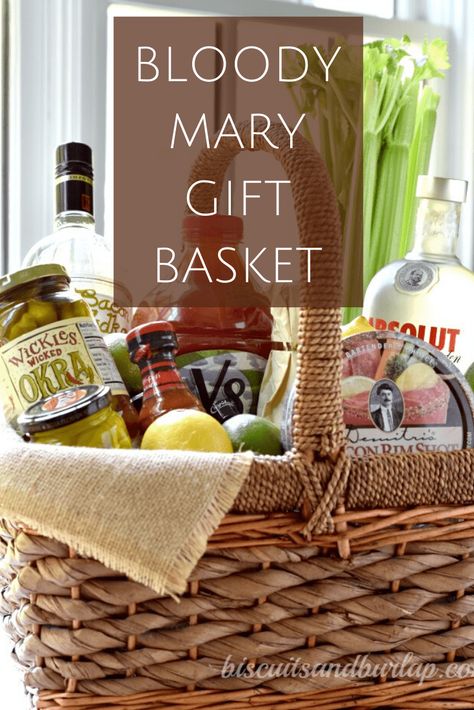 Wine Lover Gift Basket, Brunch Basket Gift Ideas, Boozy Gift Basket Ideas, Cocktail Gift Basket Ideas, Liquor Gift Baskets Diy, Wine Raffle Basket Ideas, Alcohol Baskets Ideas, Alcohol Basket Ideas, Booze Basket Ideas