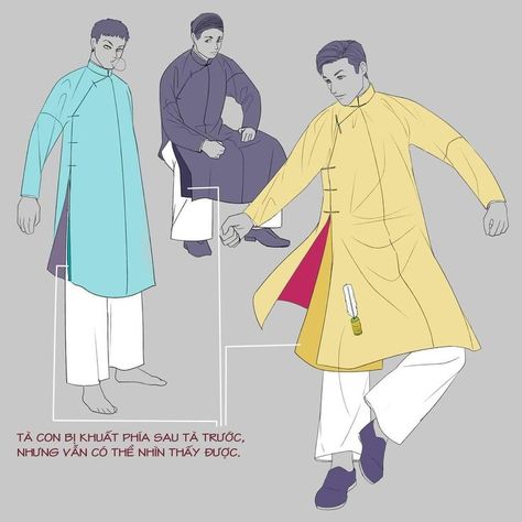 Chinese Traditional Clothing Men, Ao Dai Men, Imperial Clothing, Vietnamese Traditional Clothing, Vietnam Costume, Vietnamese Men, Vietnam Clothes, Traditional Asian Clothing, Dynasty Clothing