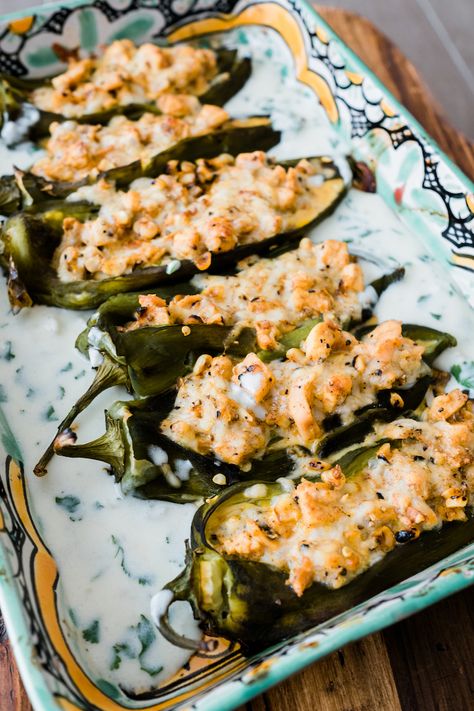 Hatch Chile Recipes Chicken, Stuffed Hatch Chili Peppers, Recipes For Hatch Chiles, Stuffed Hatch Chile Recipes, Recipes With Hatch Chilies, Hatch Chili Pepper Recipes, Stuffed Green Chilies, Pueblo Chile Recipes, Hatch Green Chili Recipes Chicken