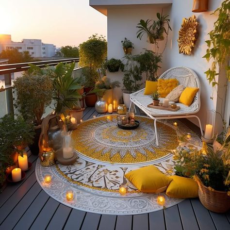 Moderne Have, Balkon Decor, Small Balcony Decor, Apartment Balcony Decorating, Cozy Room Decor, Ideas Living Room, Home Decor Living Room, Home Decorating Ideas, Balcony Design