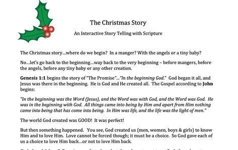 interactive Christmas story script Christmas Story Party Ideas, Christmas Story For Kids, Christmas Story Bible, Christmas Stories For Kids, Story Script, Nativity Ideas, Biblical Christmas, Christmas Scripture, Nativity Story