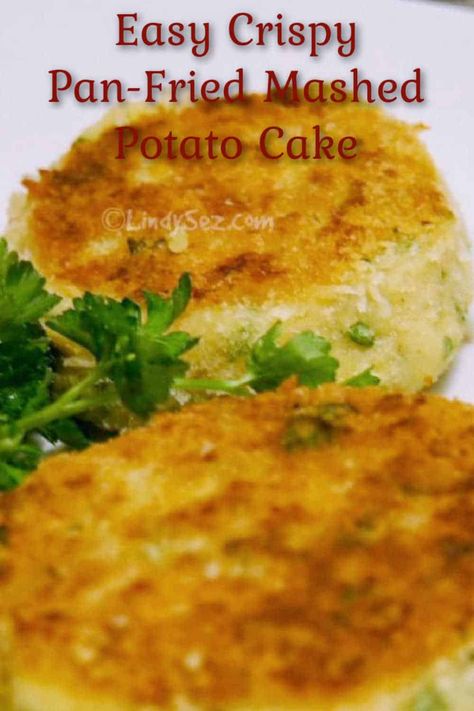 Potatoe Cakes With Leftover Mashed Potatoes, Fried Mash Potato Patties, Potato Cake Recipe Easy, Crispy Mashed Potato Pancakes, Potato Patties From Mashed Potatoes In Air Fryer, Fry Mashed Potatoes, Mashed Potatoes Patties Fried, Mash Potato Patties, Homemade Potato Patties