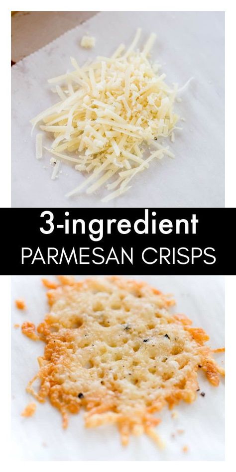 Lo Carb Snacks, Cheese Breads, Parmesan Crisps Recipe, Parmesan Cheese Crisps, Homemade Bruschetta, Crockpot Side Dishes, Parmesan Chips, Parmesan Crisps, Bruschetta Recipe