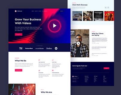 Check out new work on my @Behance profile: "Video Agency Landing Page" http://be.net/gallery/95963103/Video-Agency-Landing-Page Video Landing Page, Landing Page Ui Design, Profile Video, Agency Landing Page, Landing Page Ui, Video Page, Creative Marketing, Advertising Services, Video Advertising