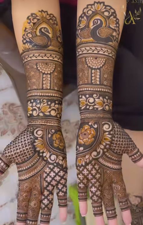 Chhat Puja Mehndi Designs, Vibha Gala Mehndi Designs, Bhaidooj Mehndi Designs, Heavy Mendhi Designs, Heavy Mehendi Designs For Hands, Aerobic Mehndi Design, Back Mehandi Designs For Hands, Mehadi Degine Front Hand Full, Heavy Mehendi Designs