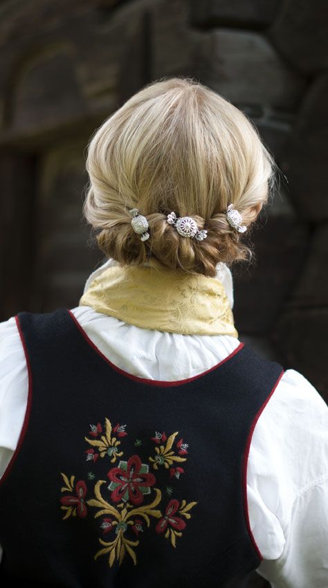 Russian Traditional Hairstyle, Polish Hairstyles Traditional, Traditional Norwegian Hairstyles, Traditional Scandinavian Hairstyles, Hungarian Hairstyles, Ukrainian Hairstyles, Norwegian Hairstyles, Scandinavian Hairstyles, Solje Jewelry