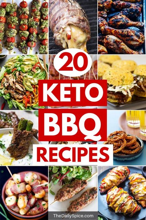 20 Delicious Keto BBQ Recipes For Summer Grilling - The Daily Spice Keto Bbq Sauce, Keto Bbq, Recipes For Summer, Recipes Summer, Summer Grilling Recipes, Low Carb Diets, Summer Recipes Dinner, Summer Grilling, Diet Help