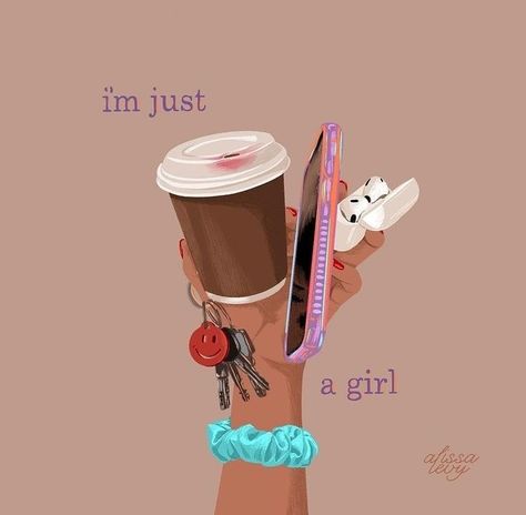 I'm Just A Girl, Vintage Poster Design, Hands Holding, Cute Simple Wallpapers, Girly Art Illustrations, January 9, Instagram Girls, Simple Wallpapers, Dreamy Art