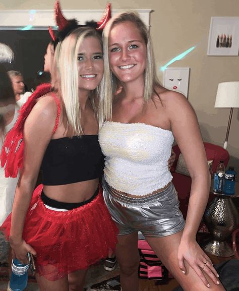 College Halloween Costume Ideas, College Halloween Costume, Costumes For Teenage Girl, Halloween Costumes Women Creative, Teenage Halloween Costumes, College Halloween Costumes, Costume Couples, Easy College Halloween Costumes, College Halloween Party