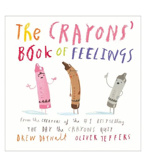 Crayons Book Of Feelings - Drew Daywalt/Oliver Jeffers | Target Australia The Day The Crayons Quit, Day The Crayons Quit, Crayon Book, Oliver Jeffers, Emotions Activities, Feelings Book, Emotional Child, Board Book, Toddler Books