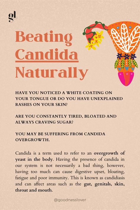 Have you noticed a white coating on your tongue 👅 or do you have unexplained rashes on your skin? Are you constantly tired, bloated and always craving sugar? 🍨 Do you feel a burning sensation when you urinate? 😫 You may be suffering from Candida overgrowth. Candida is a term used to refer to an overgrowth of yeast in the body. So what causes candida? How can you tell if you have a candida infection? And what can you do naturally to treat it? Read our blog to find out! Treat Yeast Infection, Candida Yeast Infection, Yeast Infection Causes, Constantly Tired, Candida Overgrowth, Healthy Lifestyle Quotes, Health And Fitness Magazine, Healthy Diet Tips, Daily Health Tips