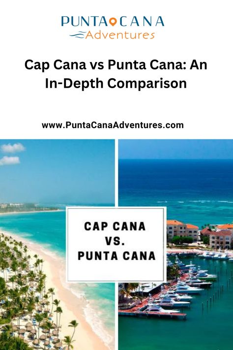 What is the difference between Cap Cana vs. Punta Cana? If you get the chance to go to the Dominican Republic for a vacation, you must check out the gorgeous Punta Cana coastline. The question is: which area should you visit there? Cap Cana Dominican Republic, Punta Cana Airport, Punta Cana Excursions, Punta Cana Dominican Republic, Relaxing Vacations, What Is The Difference Between, The Dominican Republic, Inclusive Resorts, Calm Water