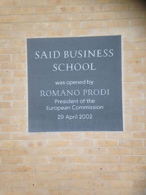 Donor plaque Said Business School Oxford Oxford Said Business School, Said Business School Oxford, Oxford Business School, Donor Plaques, Donor Wall, Academic Excellence, Business School, Trust Me, Vision Board