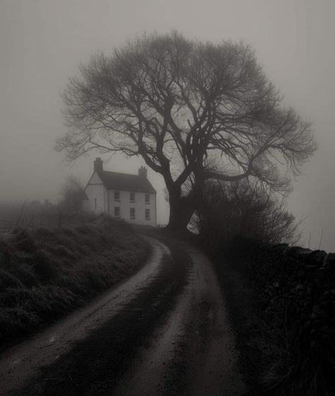 Gothic Liminal Space, Fog Forest Aesthetic, Abandoned Forest Aesthetic, Liminal Space Forest, Gothic Winter Aesthetic, Abandoned Places Aesthetic Night, New England Gothic Aesthetic, Dark Place Aesthetic, Liminal Space Aesthetic Creepy