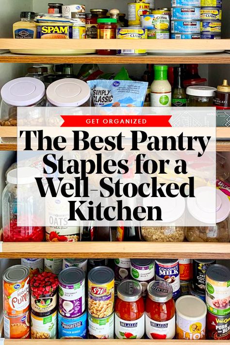 The Best Pantry Staples for a Well-Stocked Kitchen | foodiecrush.com Staples To Have In Your Pantry, Pantry Must Haves Staples, Pantry Must Haves Food, Pantry Must Haves, Emergency Stockpile, Well Stocked Kitchen, Easy Tomato Pasta Sauce, Pantry Staples List, Healthy Pantry Staples