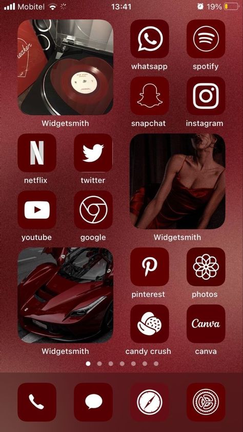 Dark Red Iphone Layout, Red Phone Theme, Red Iphone Wallpaper, Iphone Red Wallpaper, Cute Iphone Wallpaper Tumblr, Aesthetics Wallpaper, Red Iphone, Iphone Wallpaper Landscape, Fotografi Digital