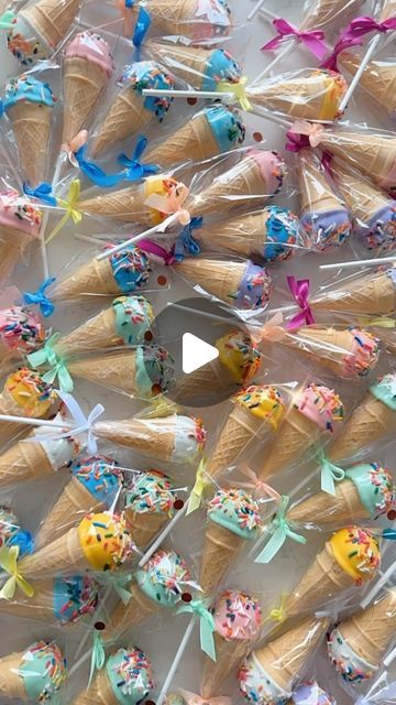 133K views · 5.2K likes | Celebrate by ML on Instagram: "Ice cream cone 🍦cakepops 🍭 tutorial 👩🏻‍🍳#cakepop #cakepopicecream #cakepoptutorial #cakepoptips #bakingtips #icecreamcakepops #celebratebyml #nyccakepops" Ice Cream Cone Cake Pops, Ice Cream Birthday Party Theme, Ice Cream Cake Pops, Cone Dessert, Cake Pop Tutorial, Ice Cream Cone Cake, Cake In A Cone, Office Candy, Candy Cone