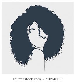 Curly Hair Vector, Hair Vector, American Woman, Images Photos, African American, Curly Hair, Stock Vector, Vector Images, Stock Photos