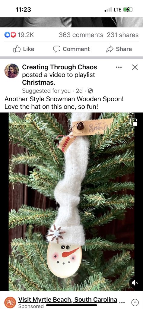 Wood Spoon Snowman, Wooden Spoon Snowman, Snowman Wooden Spoons, Spoon Snowman Ornament, Wooden Spoon Snowmen, Wooden Spoon Snowman Craft, Snowmen Ornaments Diy, Spoon Snowman, Crafts 2024