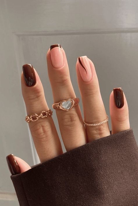 30 Stunning Thanksgiving Nails to try this Fall Simple Nails Thanksgiving, Coffin Nails Thanksgiving, Thanksgiving Natural Nails, Thanksgiving Nail Ideas Square, Plain Thanksgiving Nails, Fall Thanksgiving Nails 2024, Holiday Nails Thanksgiving Fall, Thanksgiving Nails Fall Colors, Easy Thanksgiving Nails Short