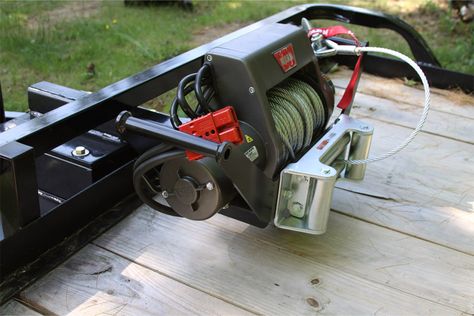 utility trailer winch Utility Trailer Upgrades, Trailer Shelving, Log Trailer, Trailer Wiring Diagram, Toy Hauler Trailers, Car Hauler Trailer, Landscape Trailers, Work Trailer, Atv Trailers