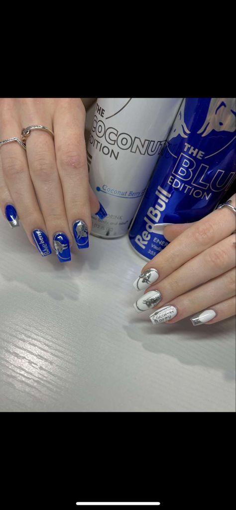 Red Bull Nails, Redbull Nails, Mclaren Nails, F1 Nails, Hockey Nails, Racing Nails, Luxury Room, Dream Nails, Nails Inspo