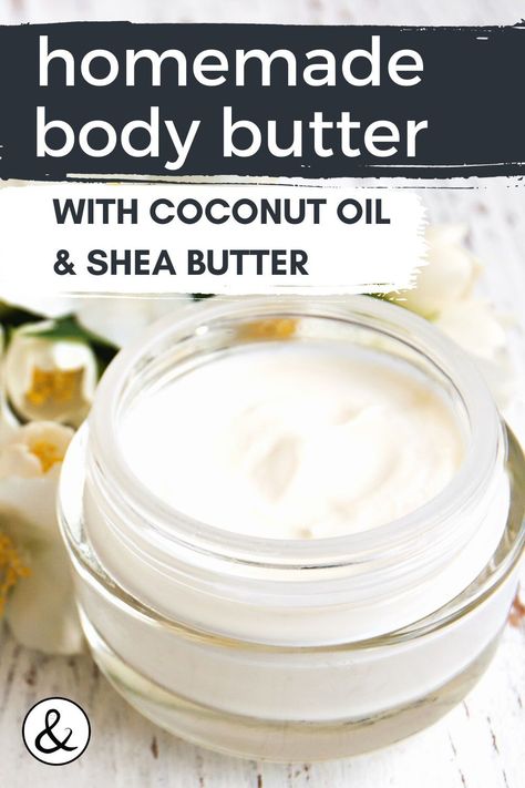 Coconut Oil Body Butter, Coconut Oil Body, Homemade Body Butter, Diy Body Butter, Lotion Recipe, Body Butters Recipe, Diy Lotion, Diy Kosmetik, Coconut Oil Uses