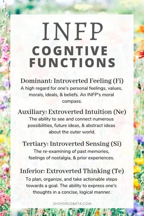 Infp Cognitive Functions, Infp Facts, Infp Personality Traits, Infp Things, Infp Quotes, Infp T Personality, Mbti Infp, Introverted Sensing, Infp Personality Type