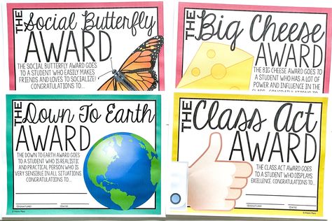 Funny Student Awards, Student Awards Ideas, Funny Awards For Students, Funny Teacher Awards, Pbis Incentives, Middle School Funny, Wrestling Banquet, English Coffee Shop, Graduation Awards