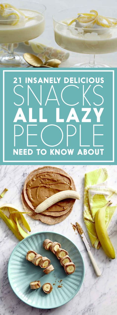 21 Insanely Simple And Delicious Snacks Even Lazy People Can Make Delicious Snacks, Lazy People, Snacks Für Party, Healthy Snacks For Kids, Lunch Snacks, Quick Snacks, Easy Snacks, Yummy Snacks, Appetizer Snacks