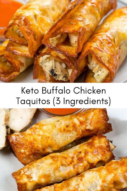 Buffalo Taquitos, Shredded Buffalo Chicken Recipes, Buffalo Chicken Taquitos, Low Carb Ranch Dressing, Keto Buffalo Chicken, Can Chicken Recipes, Sliced Cheese, Taquitos Recipe, Healthy Low Carb Dinners