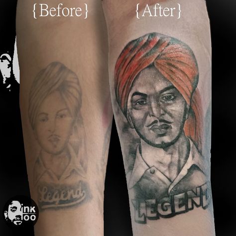 Get permanent memories with inktootattoos on this 75th years of independence . @inktooharsh Proud to be an indian Give a life time gift . Tattoo traning batches starts Hurry up . Limited seats ar available. Get tattoo by best only at @inktootattoos Contact :- 8889595276,9755744408 www. Inktootattoos.com #momdadprotarit #portairttattoos #loveumomdad #inktootattoos #inktooharsh #smalltattoo #besttattoostdioinbhopal #besttattoo #besttattoostudio #tinnytattoo #quotetattoos #bellypiercing Bhagat Singh Tattoo, Independence Tattoo, Shaheed Bhagat Singh, Best Tatto, Bhagat Singh, Belly Piercing, Gift Of Time, Life Time, Proud To Be