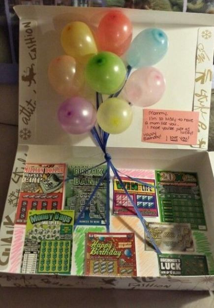 20 Awesome Birthday Care Packages For Any College Student - Society19 50th Birthday Presents, Birthday Care Packages, Birthday Gifts For Brother, Lucky Gifts, Up Balloons, Mom Diy, Cadeau Diy, 21st Birthday Gifts, Birthday Gifts For Sister