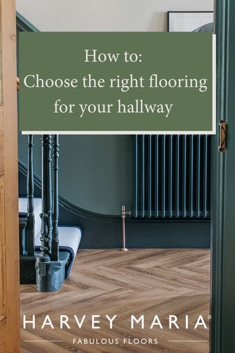 Your hallway creates that all-important first impression, setting the interior tone and style for the rest of your home. This week’s blog post will take a look at how you can choose the right floor for your hallway, with some tips on how you can create a stylish and welcoming area, whilst still being massively practical and easy to maintain! Big Hallway, Hallway Flooring, Lvt Flooring, Hallway Ideas, Floor Covering, First Impression, Choose The Right, Floor Coverings, Hallway