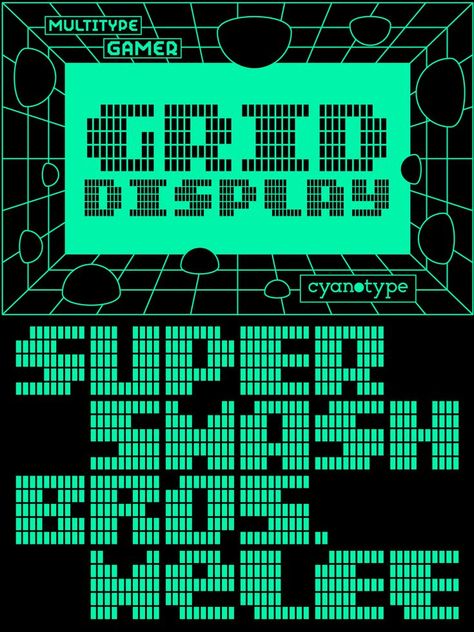 Retro Games Poster, Game Font, Pixel Font, Punk Design, Vi Design, Cyberpunk City, Retro Arcade, Display Font, Design Reference