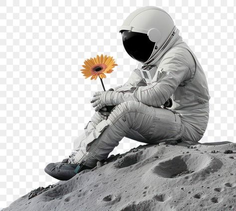 Free Graphic Elements, Design Png Graphics, Funny Png Images, Book Png Aesthetic, Space Collage Art, Astronaut Png, Graphic Design Png, Astronaut Space Suit, Vintage Space Art