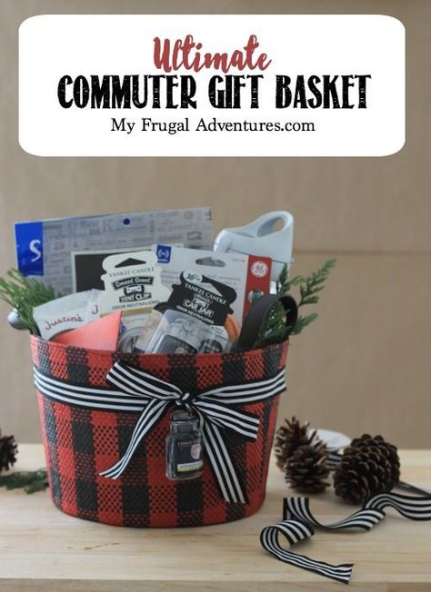 Know someone that spends a lot of time in the car?  Here is an idea for the perfect car care gift basket for the commuter in your life! #loveamericanhome #ad Diy Spa Gifts, Coffee Lover Gifts Basket, Movie Night Gift Basket, Christmas Gift Baskets Diy, Gifts Baskets, Gift Baskets For Him, Raffle Basket, Boyfriend Gift Basket, Diy Gifts For Men