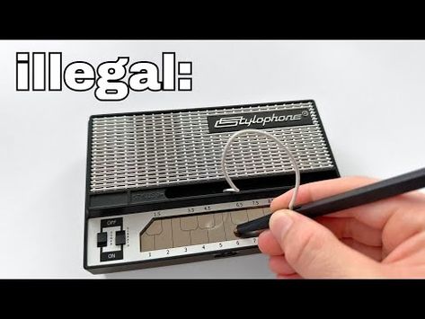 Songs that are ILLEGAL to play on Stylophone - YouTube Stylophone Songs, Till The End, To Play, The End, Songs, Music