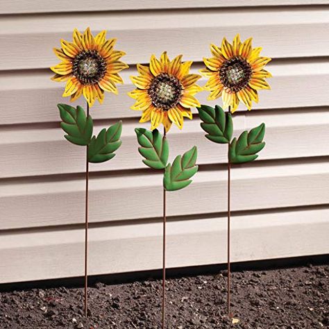 Metal Sunflower, Home Yard, Outdoor Living Decor, Cubicle Decor, Upcycle Decor, Outdoor Flowers, Garden Ornament, Lawn Decor, Minimalist Home Decor