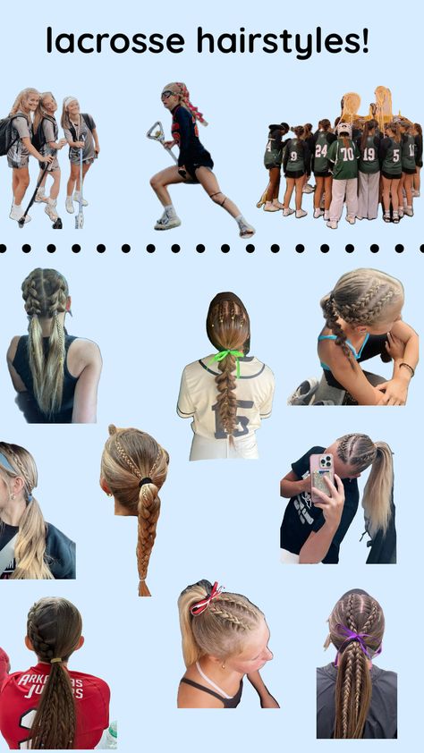 Hairstyles Preppy, Lacrosse Hairstyles, Volleyball Hairstyles, Lacrosse, Hair Inspo, Volleyball, Hairstyles, Hair Styles, Hair